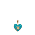 Turquoise Heart Charm