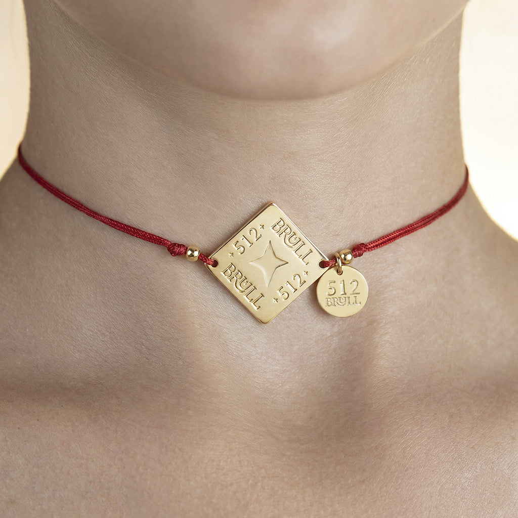 Hilos de Amor Necklace with Diamond charm