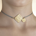 Hilos de Amor Necklace with Diamond charm