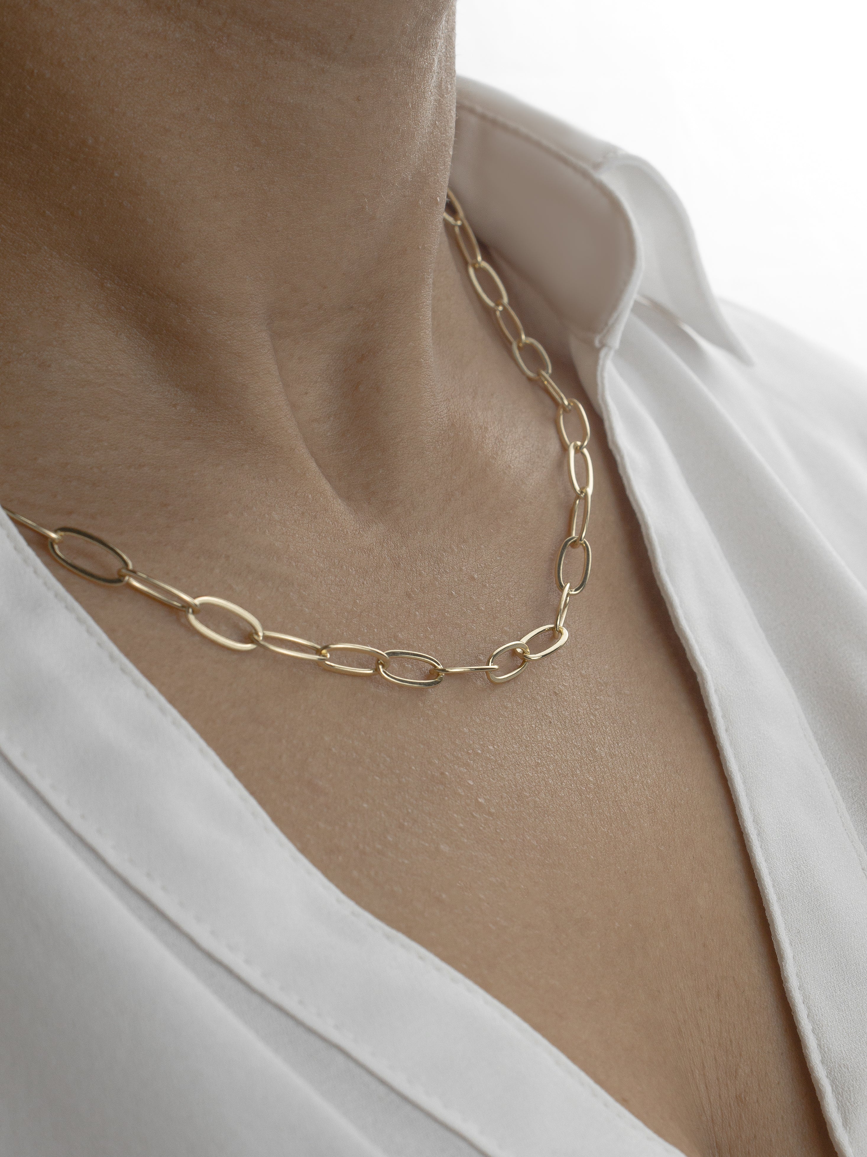 Collar de Eslabon Paperclip 512 Brull