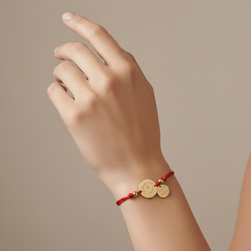 Hilos de Amor Bracelet with Circle Charm