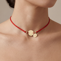 Hilos de Amor Necklace with Circle Charm