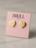 Brull 512 Gold Heart Studs