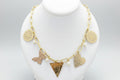 512 BRULL Collar con cadena y dije de clip