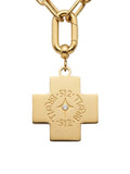 Brull 512 Gold Cross Charm