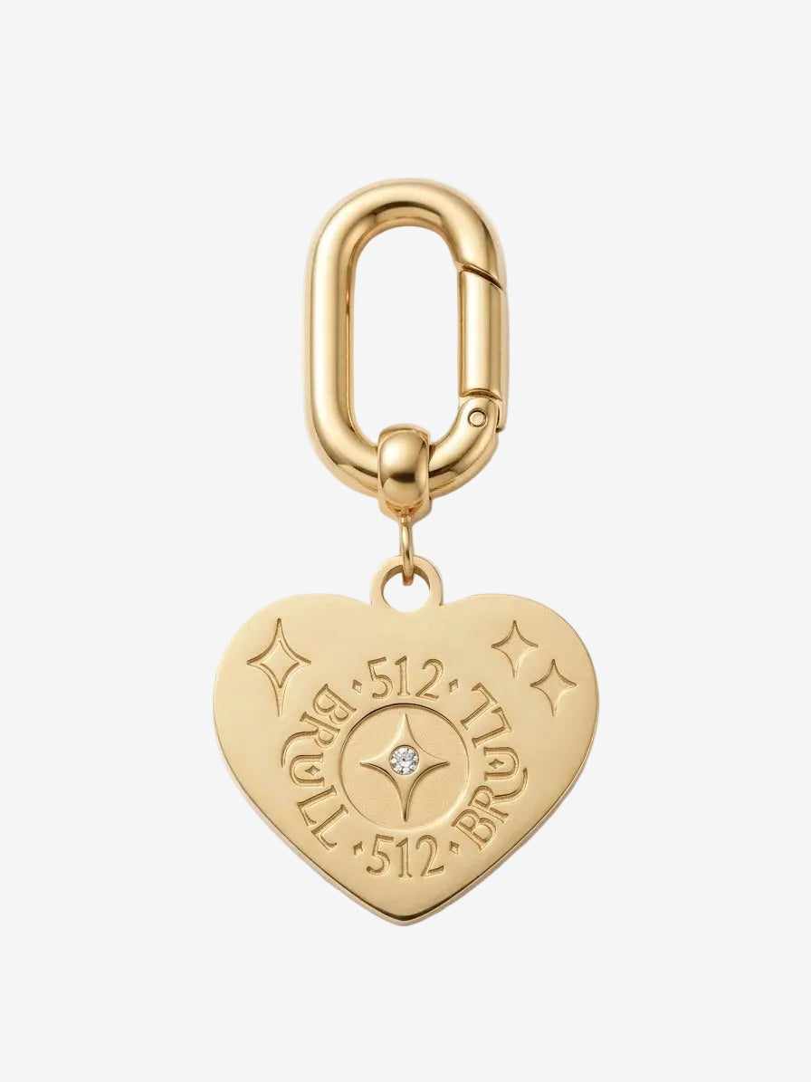 Brull 512 Gold heart Charm