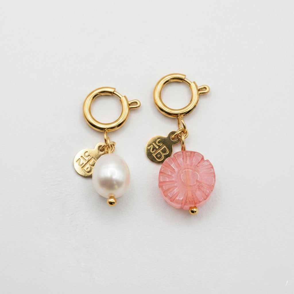 BRULL 512 Signature Pearl and Pink Quartz Connectors