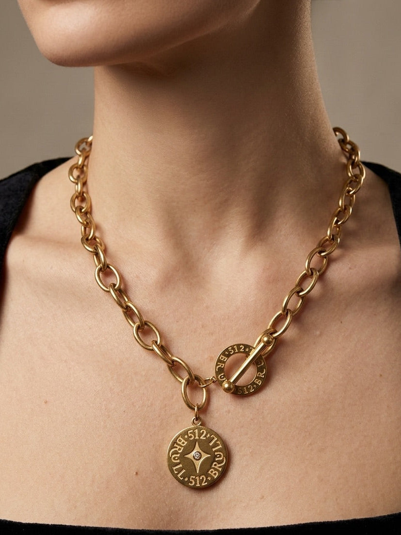 The Golden Voyager 512 - Necklace