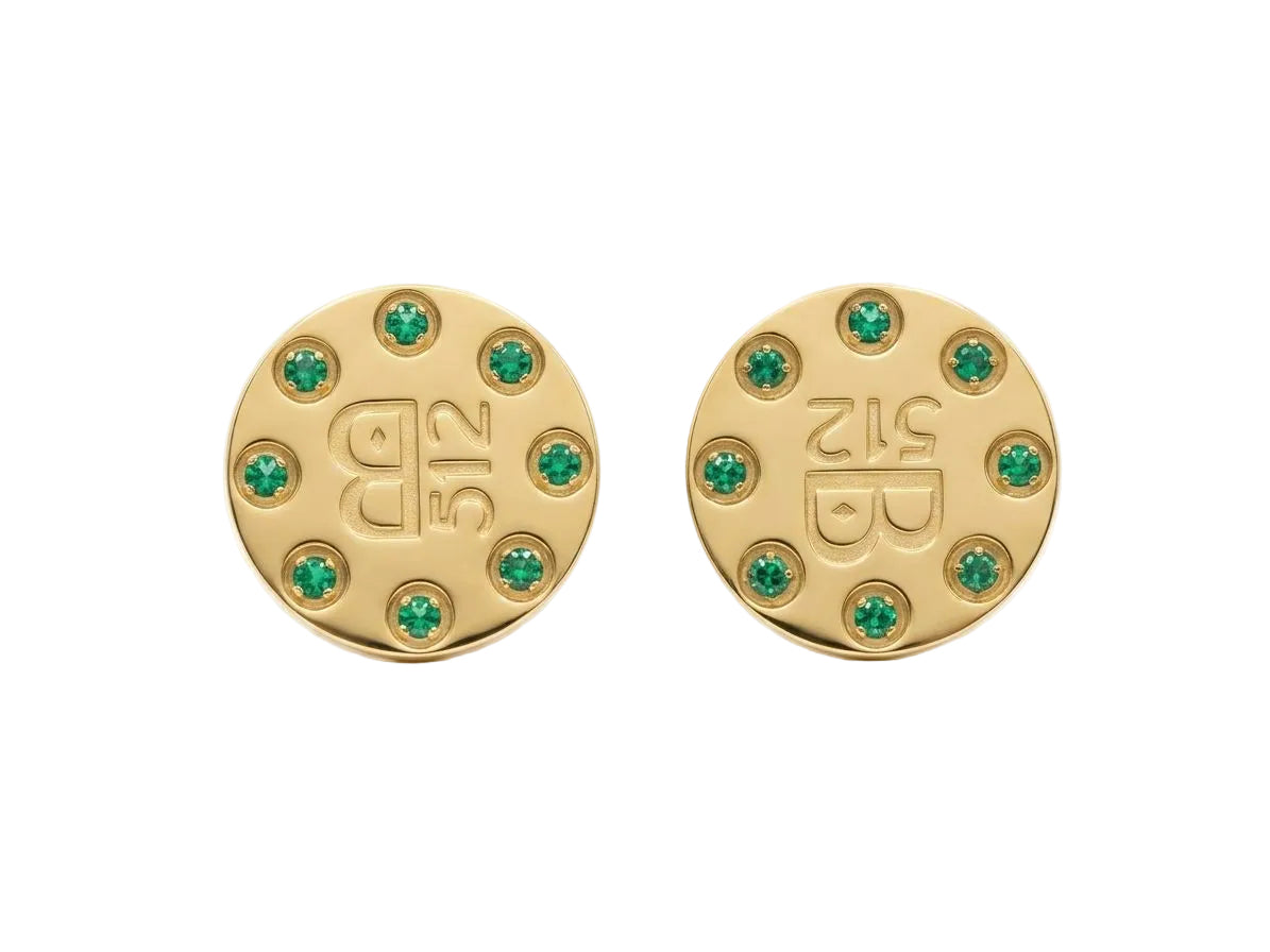 Jaume Emeralds Celebrating Life Earrings