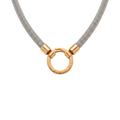 BRULL 512 Signature Two Tone Mesh Choker with Gold Clasp